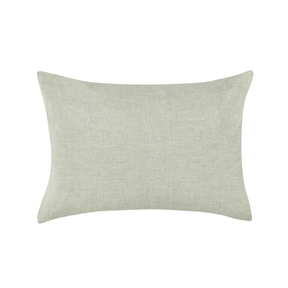 Jayson Linen Blend Fabric Sage Standard Sham. Picture 1