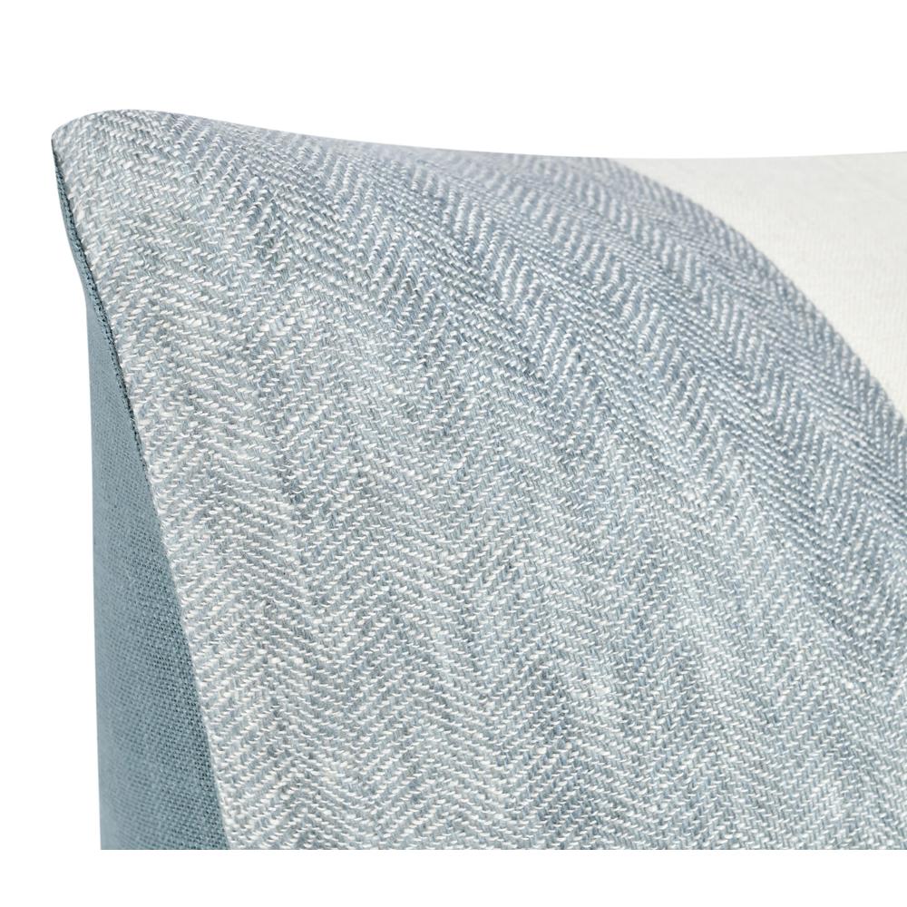Caylor 22" Belgian Linen Blend Multicolor Throw Pillow. Picture 5