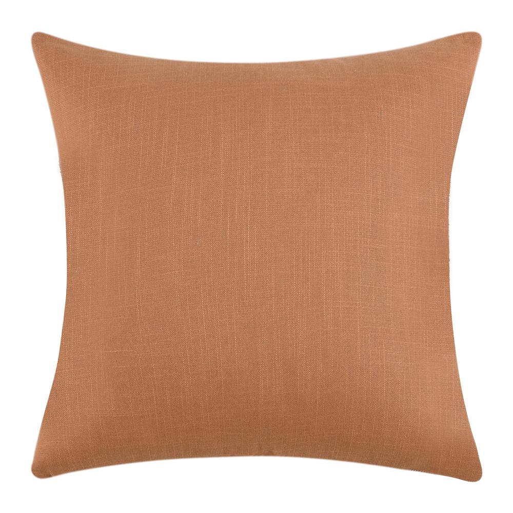 Crawford 22" Belgian Linen Yellow Multicolor Throw Pillow. Picture 4