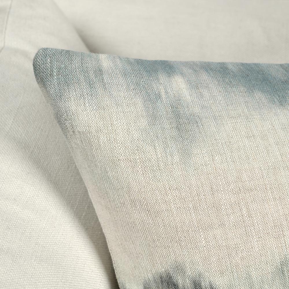 Horizon 20" Belgian Linen Throw Pillow, Multicolor. Picture 7