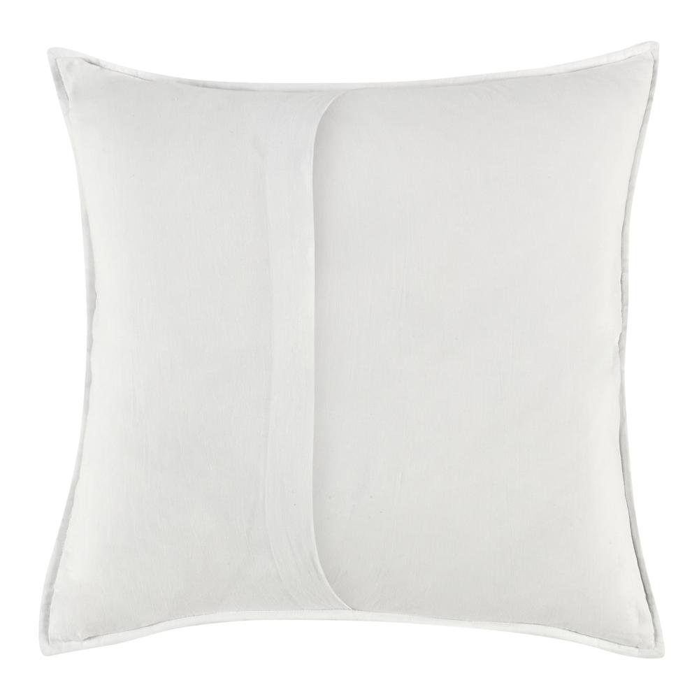 Rowen Sustainable Fabric Cloud White Euro Sham. Picture 2