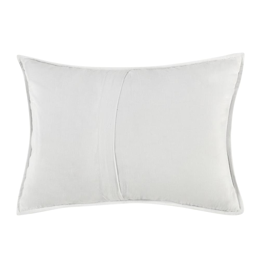Rowen Sustainable Fabric Cloud White Standard Sham. Picture 2