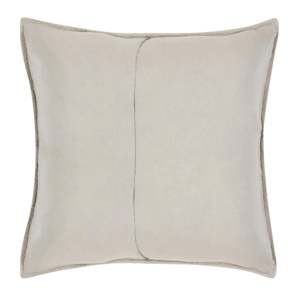 Rowen Sustainable Fabric Beige Euro Sham. Picture 3