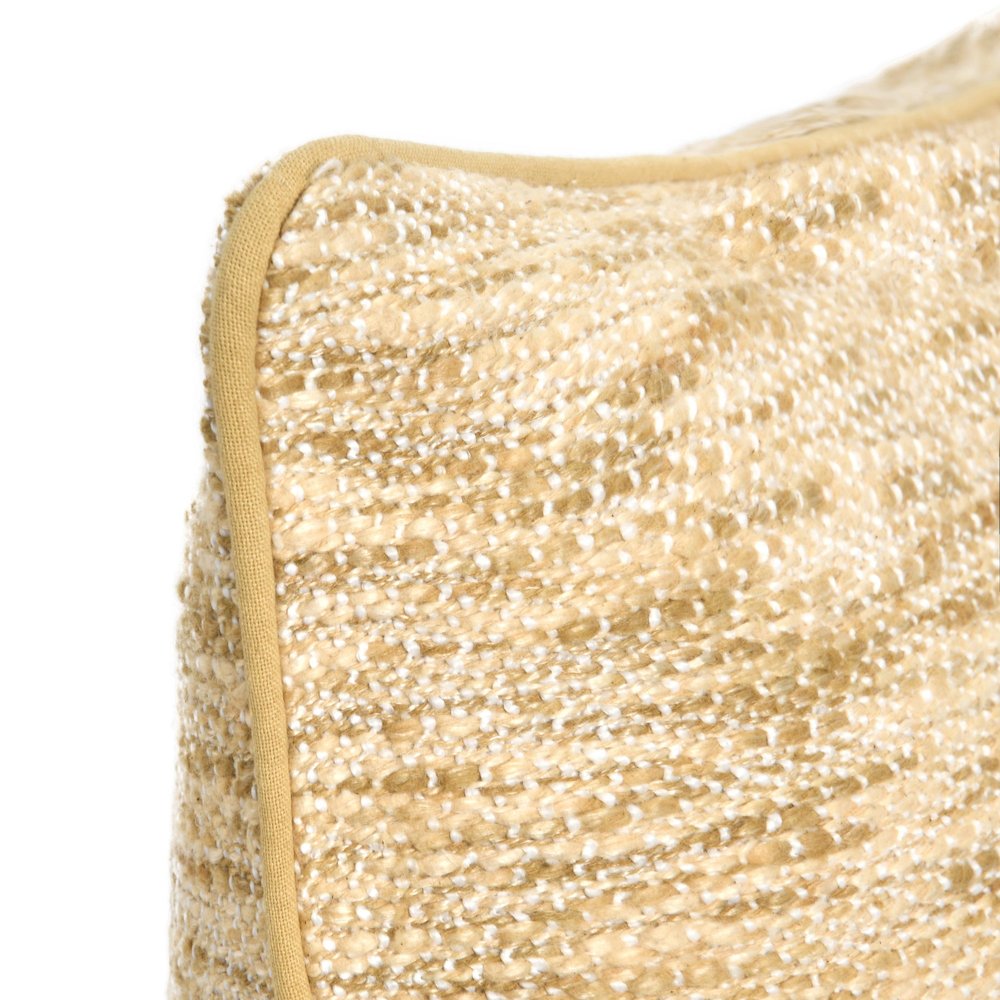 Sharma 14x26 Cotton Blend Throw Pillow, Yellow. Picture 4