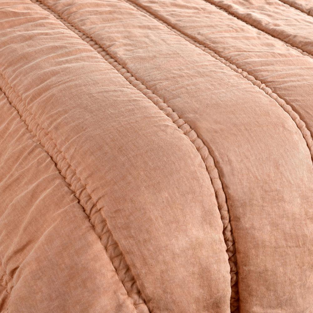 Rowen Sustainable Fabric Clay King Quilt Set. Picture 5