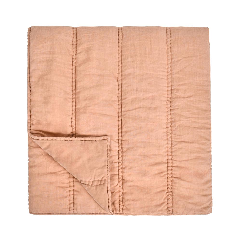 Rowen Sustainable Fabric Clay Queen Quilt Set. Picture 2