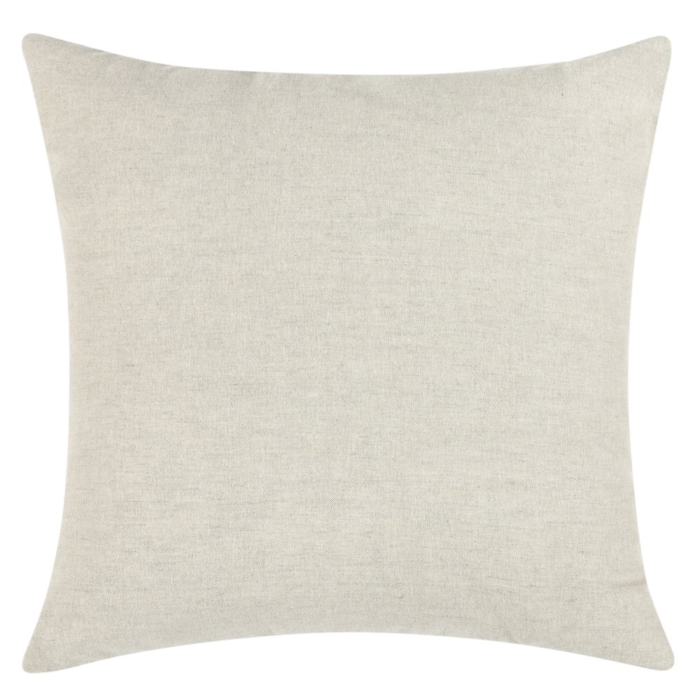 Amra 20" Belgian Linen Fabric Clay Throw Pillow. Picture 2