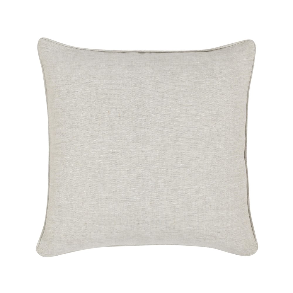 Scala 22" Cotton Velvet Fabric Blue Throw Pillow. Picture 2