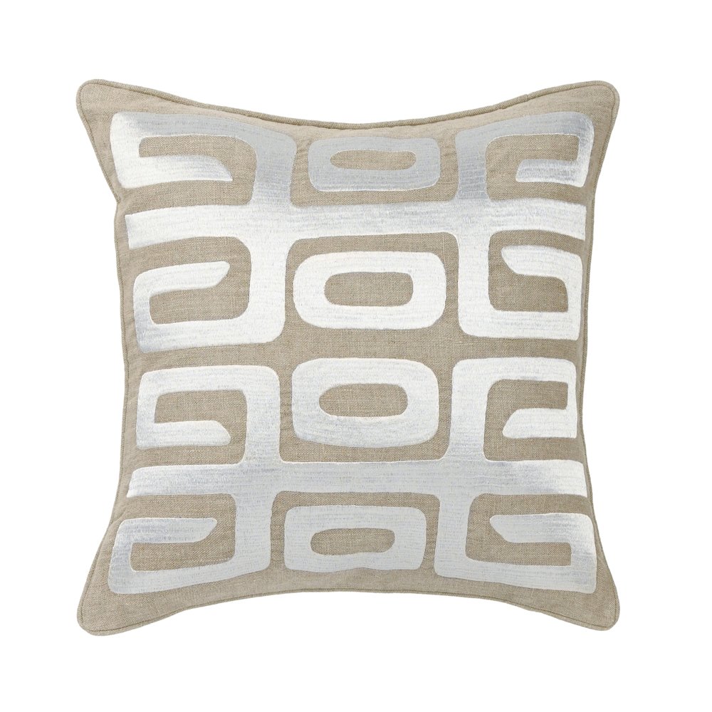 Zelo Linen Blend Throw Pillow. Picture 1