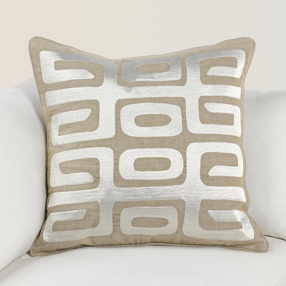 Zelo Linen Blend Throw Pillow. Picture 6