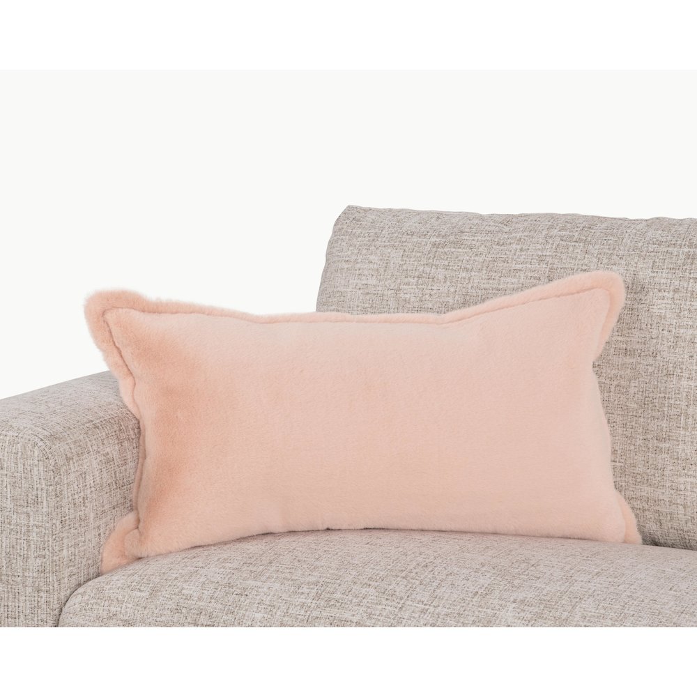 Taiga  Sherpa Fabric Throw Pillow. Picture 6