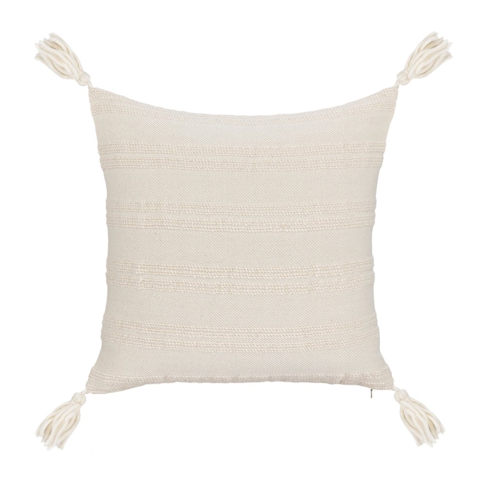 York  Wool Fabric Throw Pillow. Picture 1