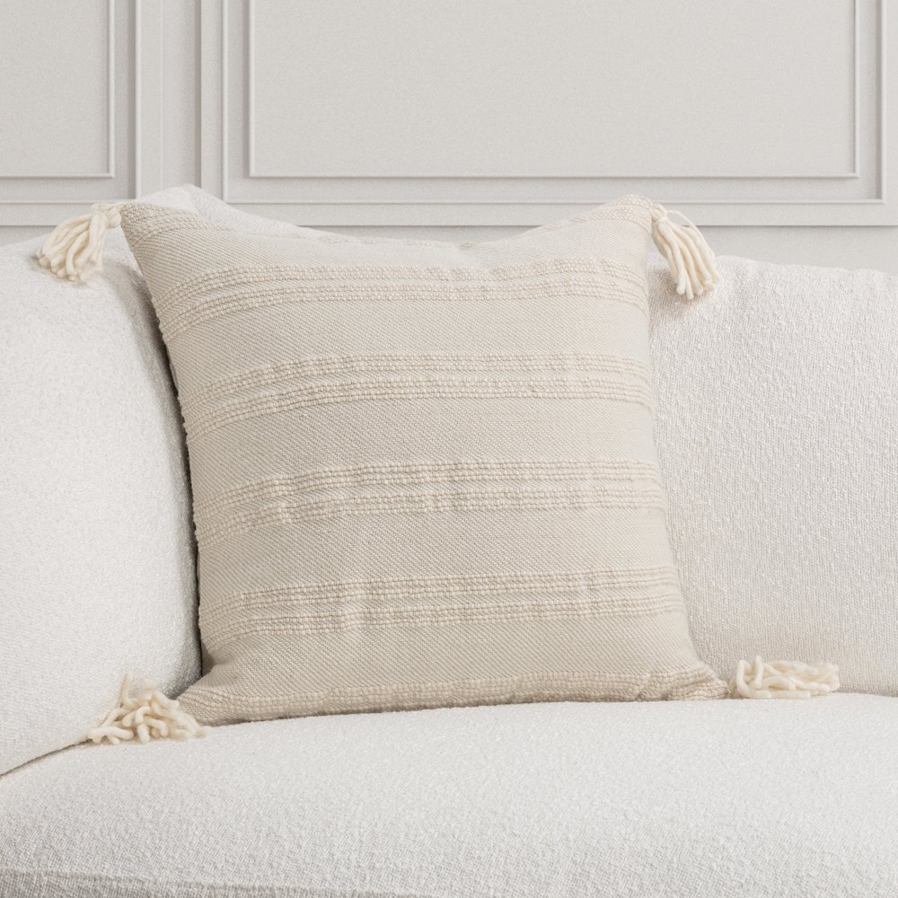 York  Wool Fabric Throw Pillow. Picture 6