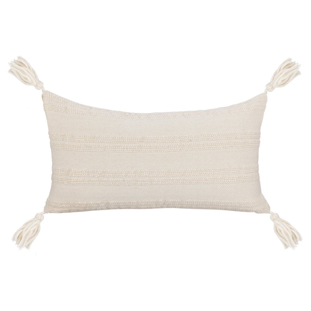 York  Wool Fabric Throw Pillow. Picture 1