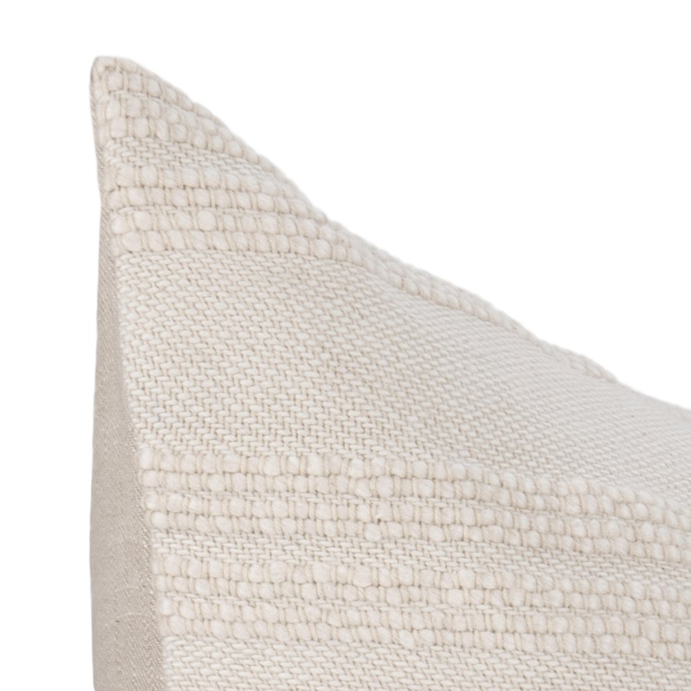 York  Wool Throw Pillow. Picture 5