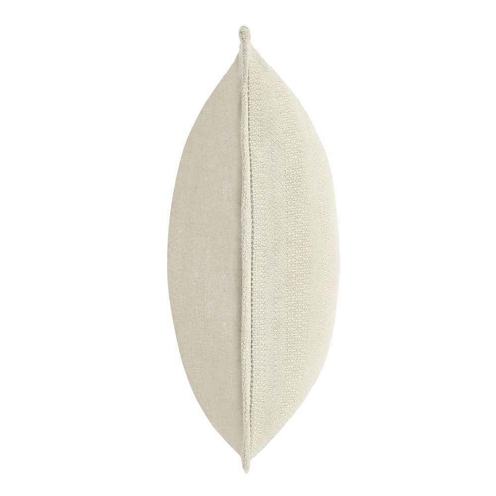 Kosas Home Matilda 100% Cotton 18” Stonewashed Throw Pillow, Natural. Picture 3