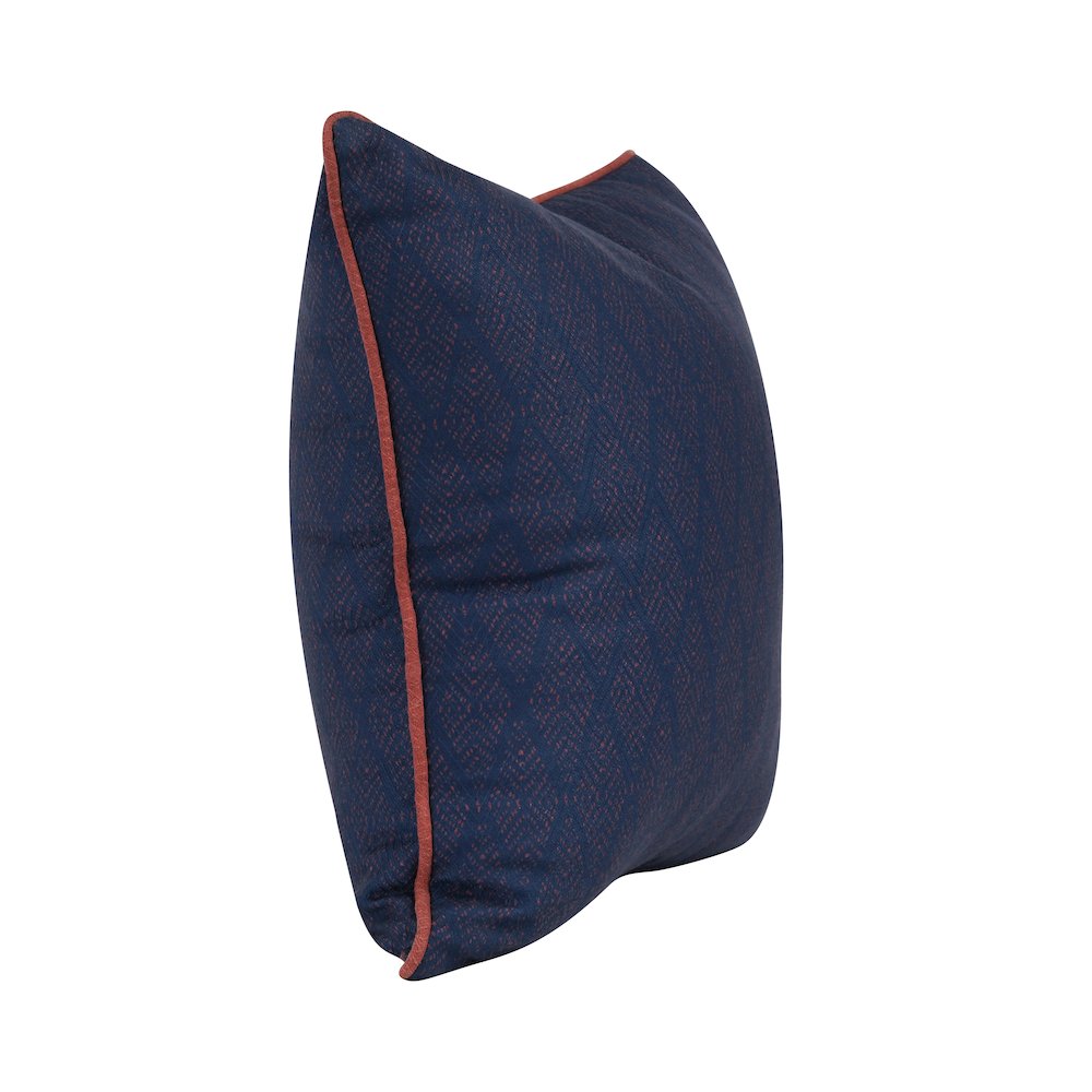 Indoor/Outdoor Gulf Dark Blue/Red 22x22. Picture 3