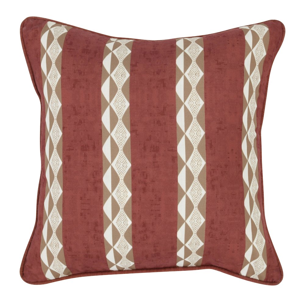 Indoor/Outdoor Delray Clay Red 18x18. Picture 1