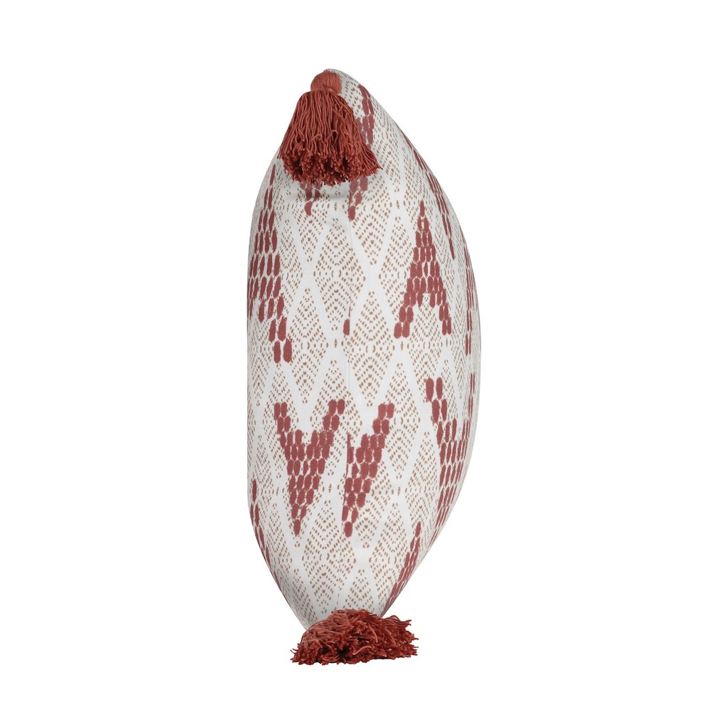 Indoor/Outdoor Sanibel Natural/Clay Red 20x20. Picture 2
