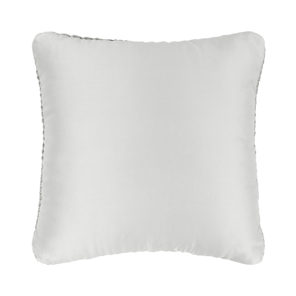 Prism  Performance Outdoor Throw Pillow, Light Gray. Picture 2