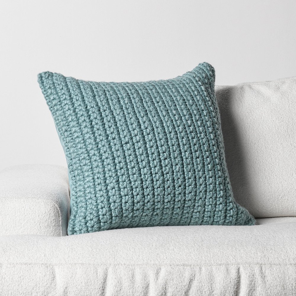 Prism  Performance Outdoor Throw Pillow, Blue. Picture 3