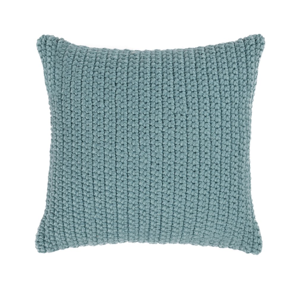 Prism  Performance Outdoor Throw Pillow, Blue. Picture 6