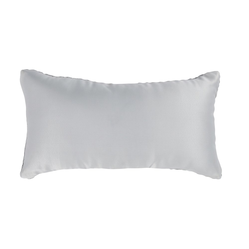 PrismPerformance Outdoor Throw Pillow, Light Gray. Picture 2