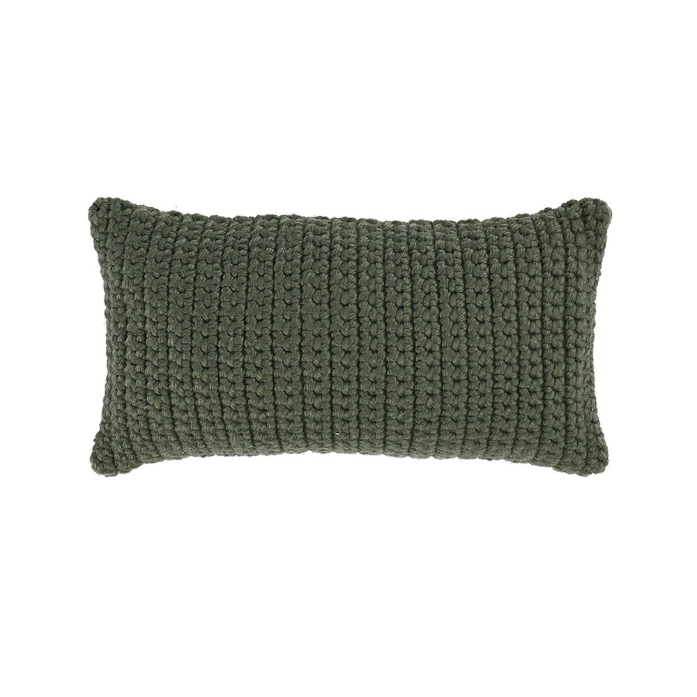 PrismPerformance Outdoor Throw Pillow, Green. Picture 1