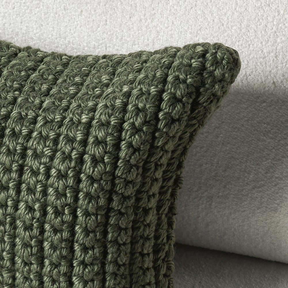 PrismPerformance Outdoor Throw Pillow, Green. Picture 5
