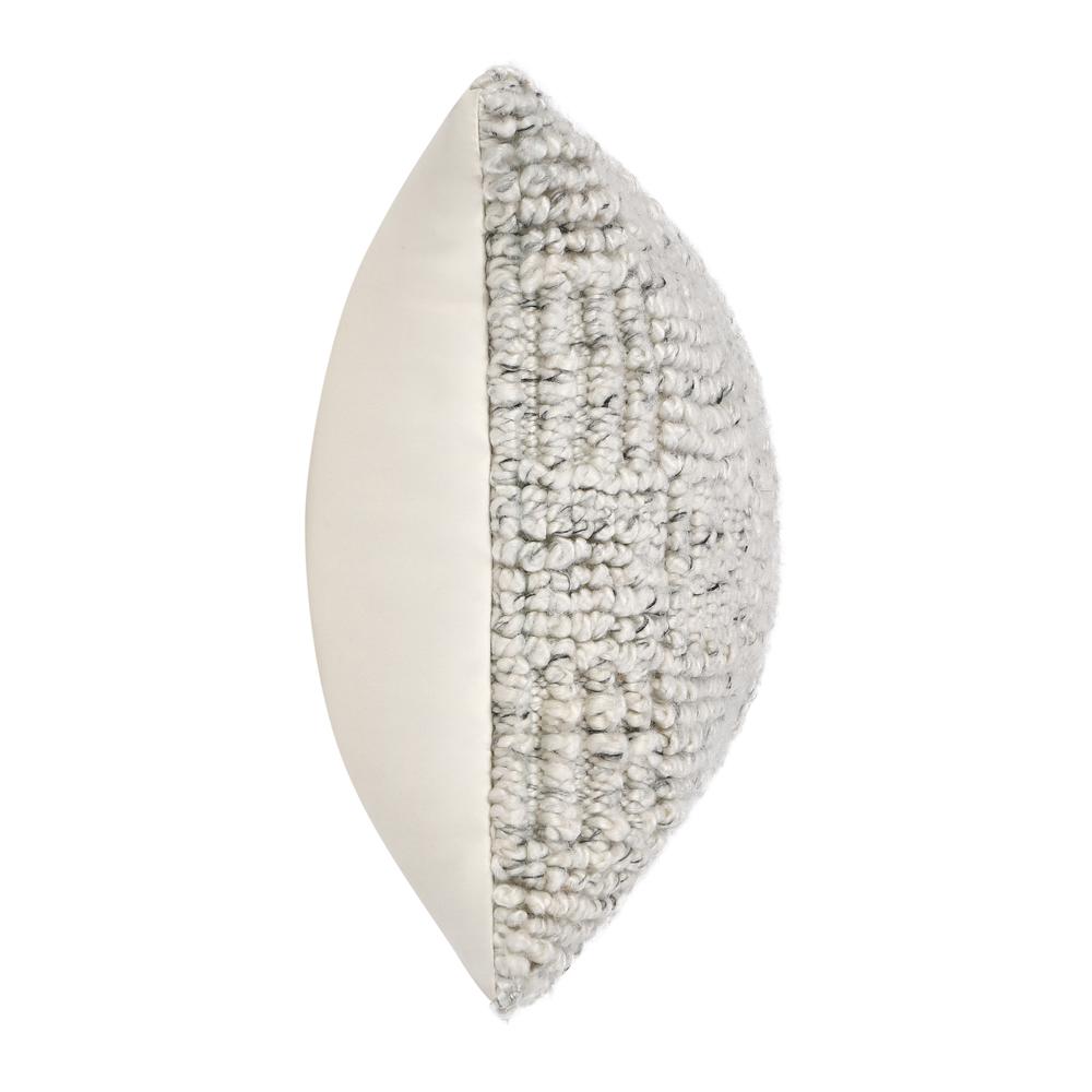 Shades 14"xx26" Recycled Fabric Throw Pillow, Ivory. Picture 3
