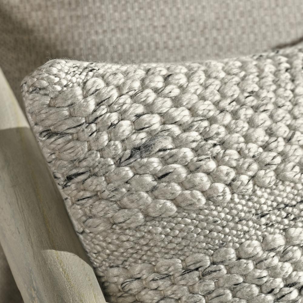 Ford 14"x20" Recycled Fabric Throw Pillow, Ivory. Picture 6