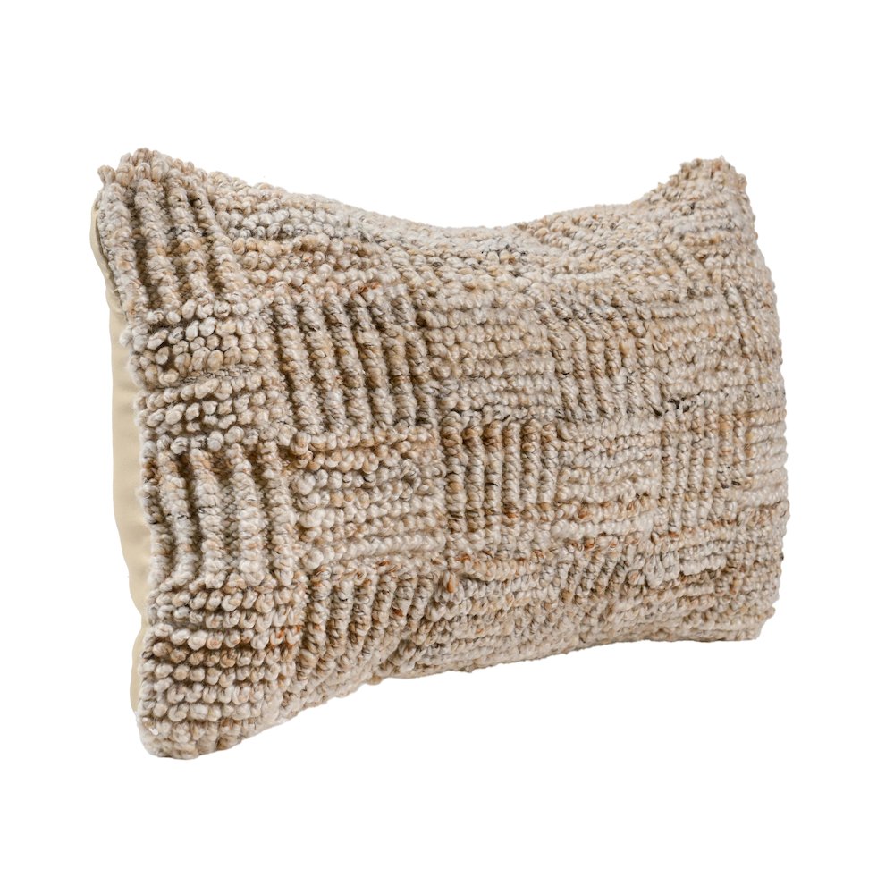 Vico  Recycled Fabric Throw Pillow. Picture 4