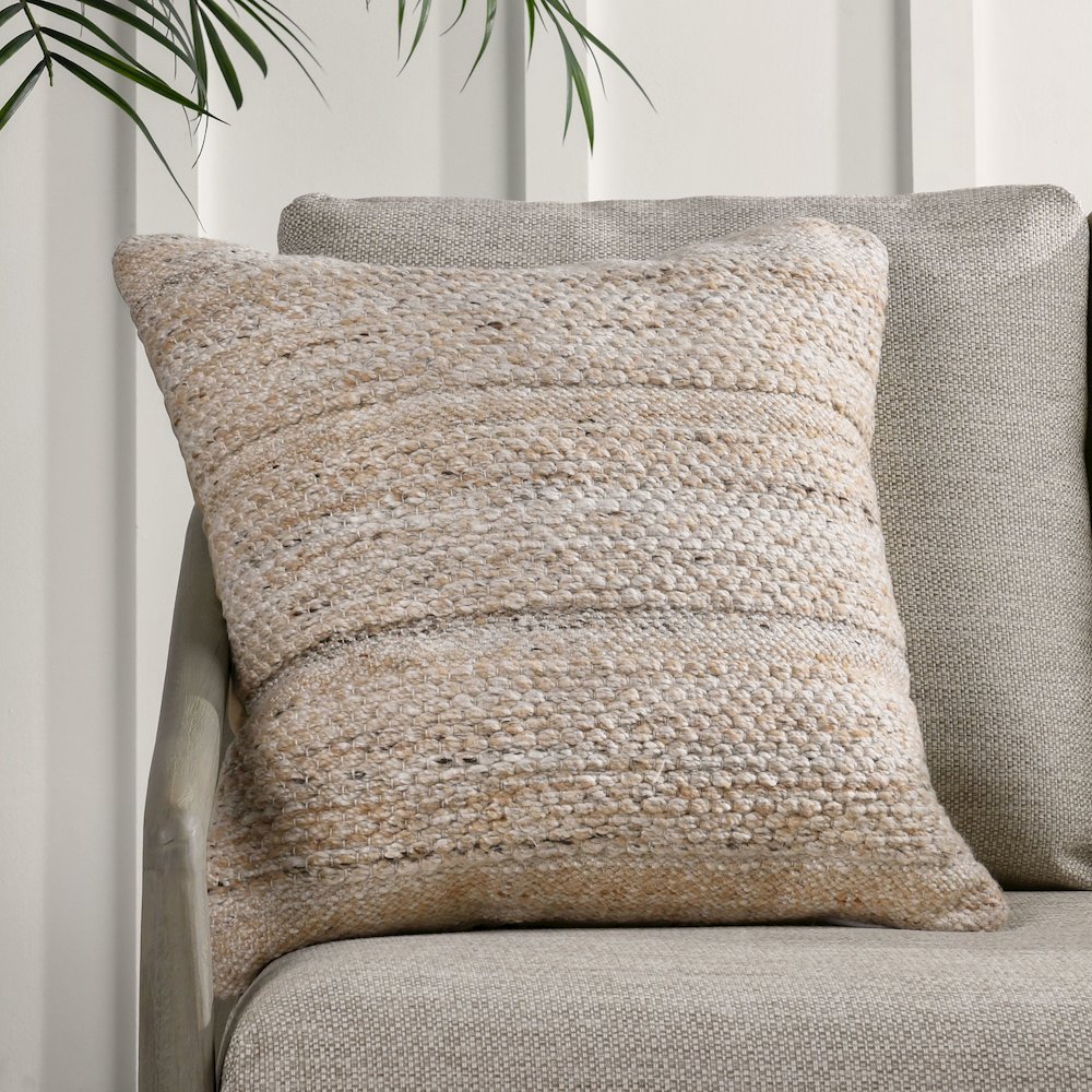 Ford  Recycled Fabric Throw Pillow. Picture 6