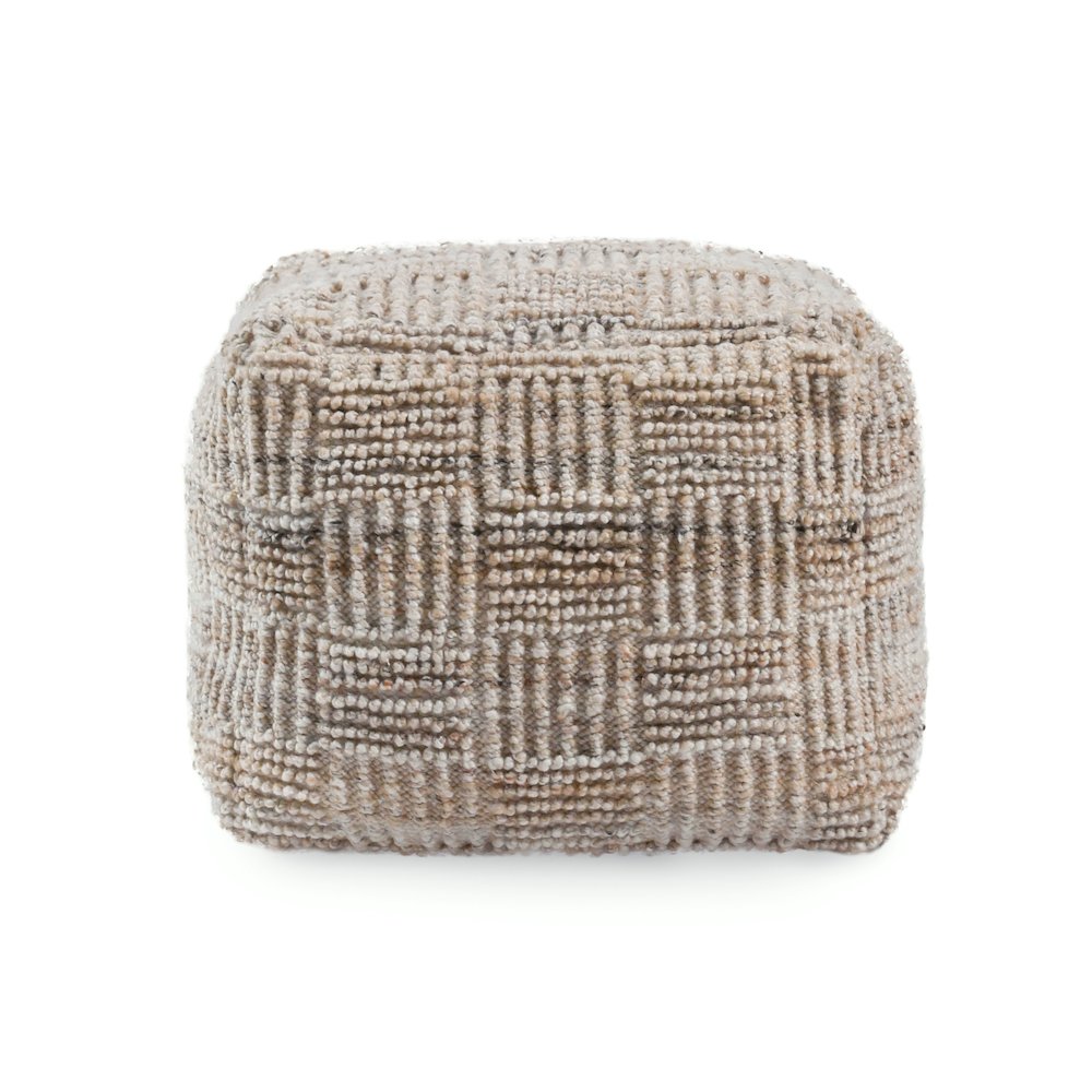 Vico  Recycled Fabric Floor Pouf. Picture 2