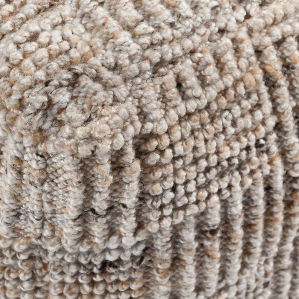 Vico  Recycled Fabric Floor Pouf. Picture 3