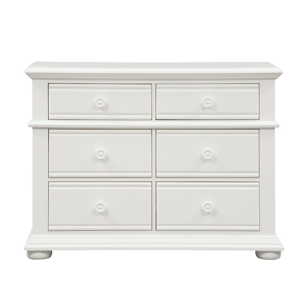 Summer House 6 Drawer Dresser in Oyster White. Picture 2
