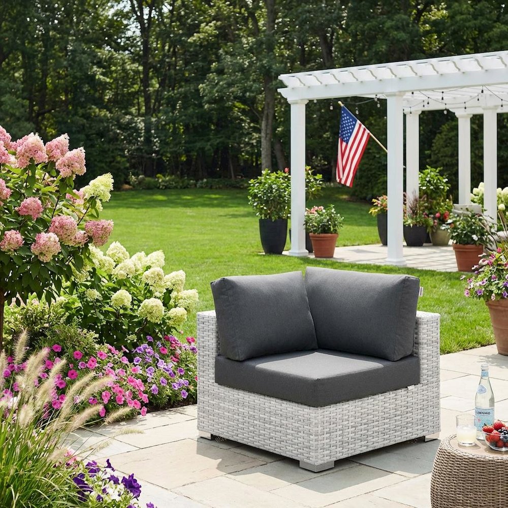 Outdoor Patio Corner Chair For Lounge And Relaxation. Picture 3