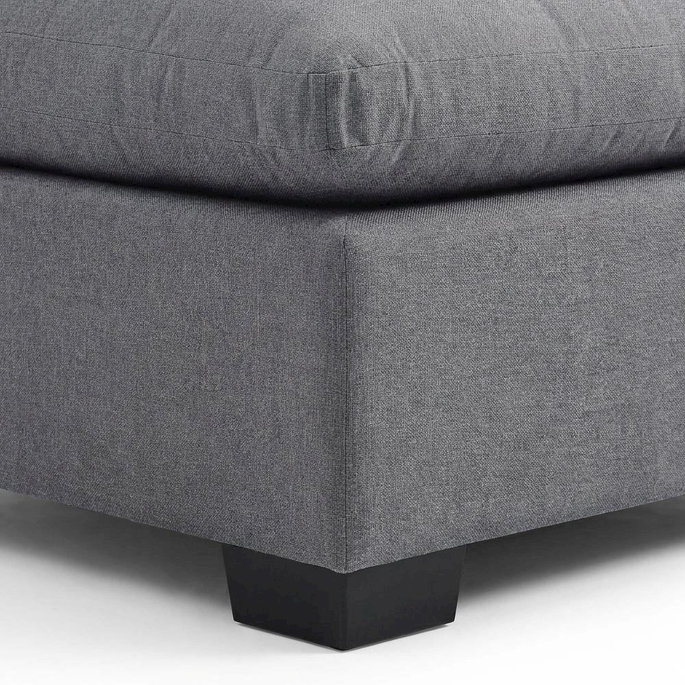 Outdoor Patio Armless Lounge Chair In Weather-Resistant Finish. Picture 6