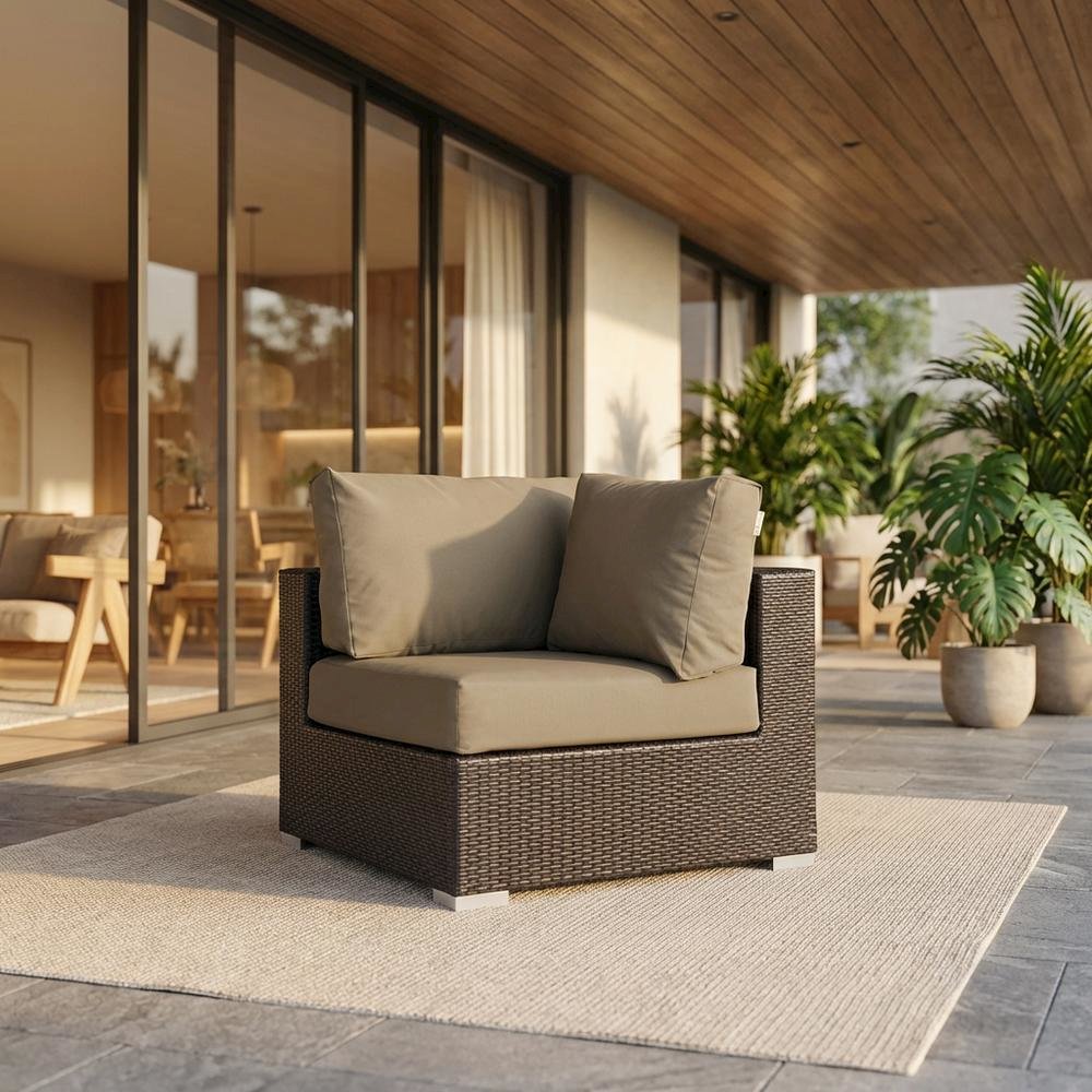 Outdoor Patio Corner Sofa With Cushions For Cozy Outdoor Living. Picture 2