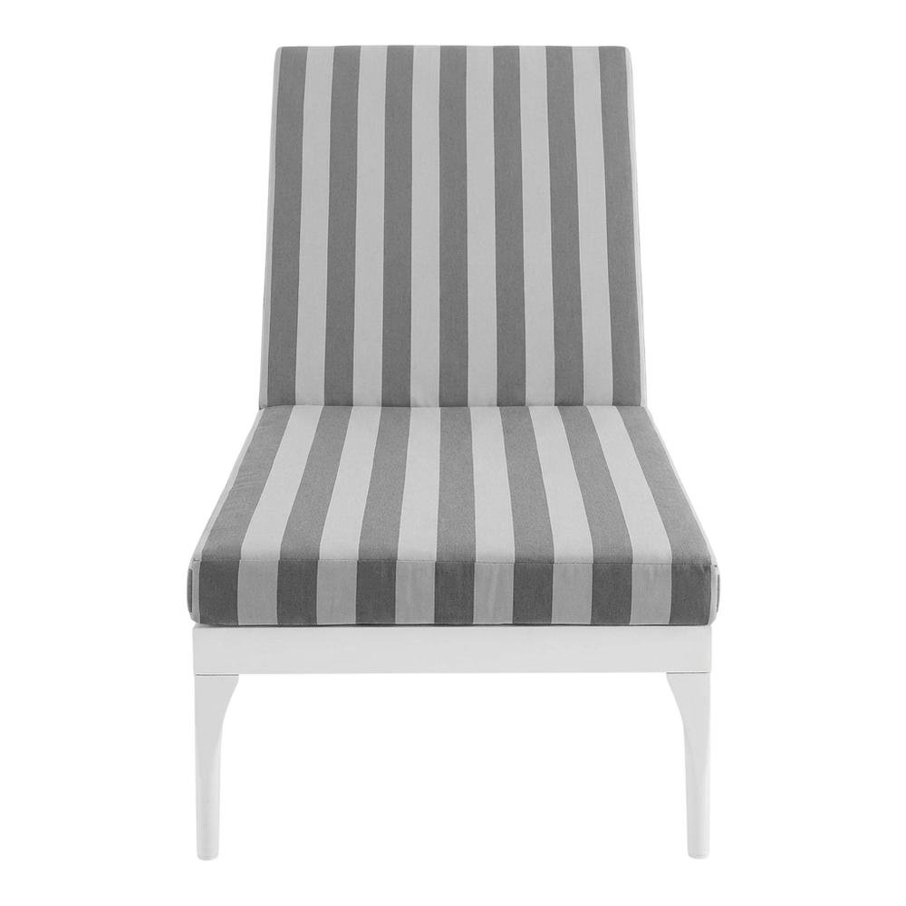 Outdoor Patio Chaise Lounge Chair In Weather-Resistant Finish, Relaxing Comfort. Picture 4