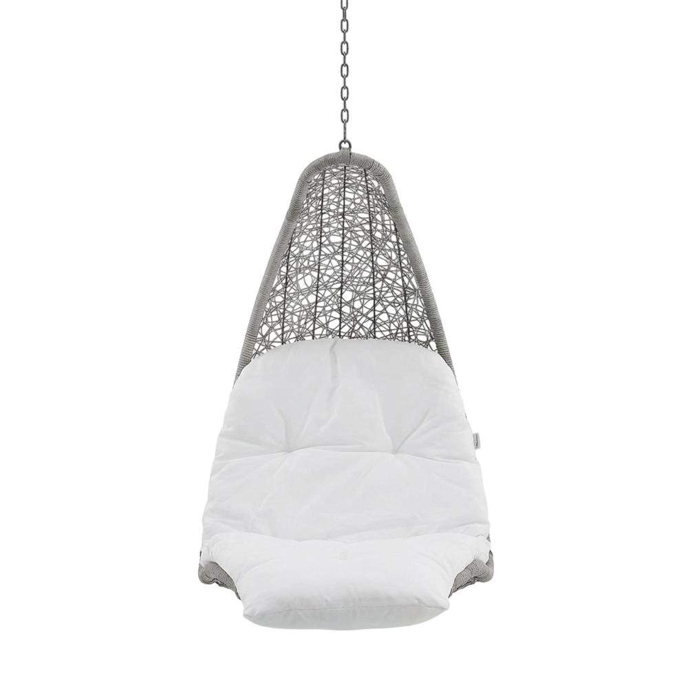 Outdoor Lounge Chair In Neutral Color With Durable Construction, Modern Design. Picture 4