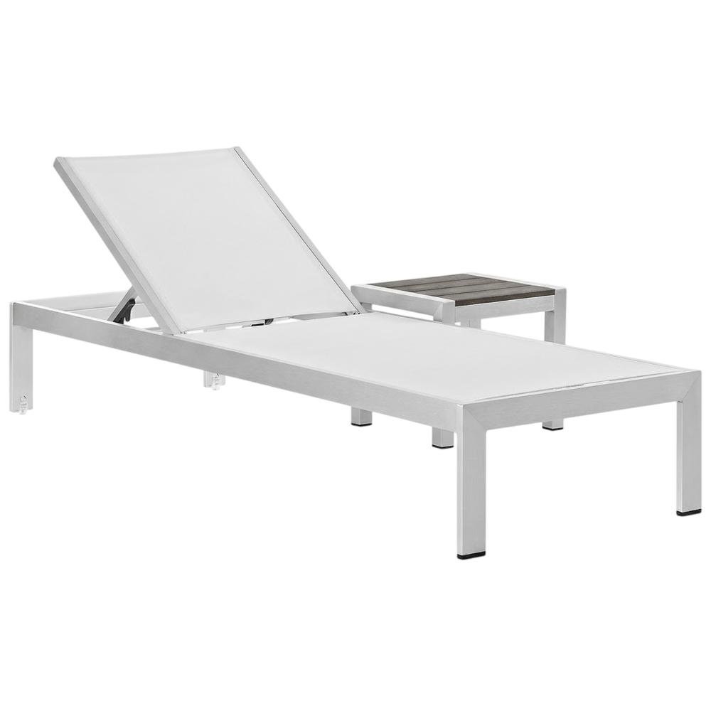 Aluminum Outdoor Patio Lounge Set With Backrest Support And Stacking-Free Design. Picture 1