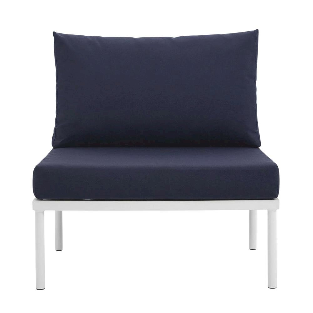 Aluminum Outdoor Lounge Chair With Armless Design And Modern Style. Picture 4