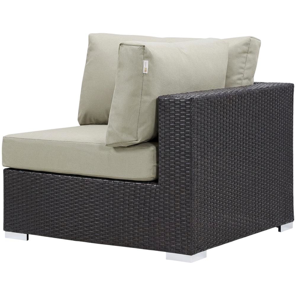 Outdoor Patio Corner With Cushioned Seating And Armrests For Cozy Outdoor Living. Picture 1