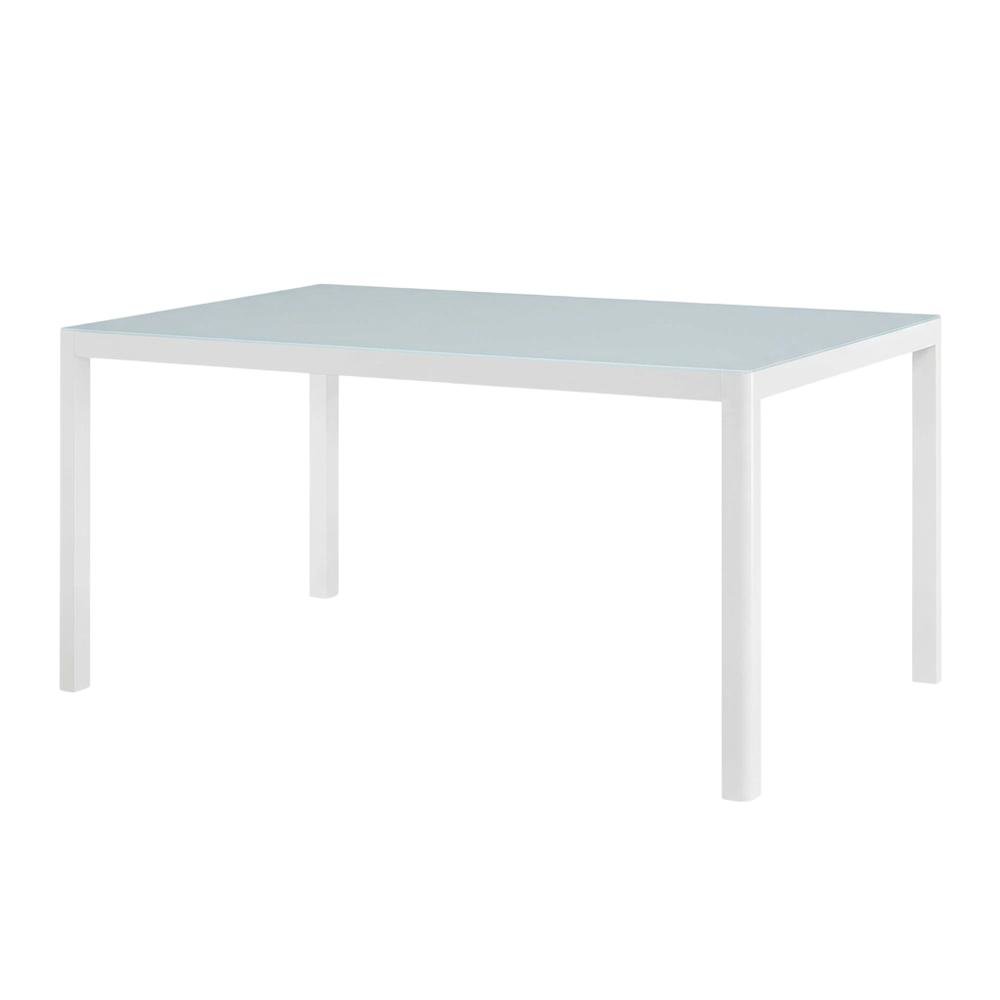 Sturdy Aluminum Outdoor Dining Table With Weatherproof Finish For Patios. Picture 1