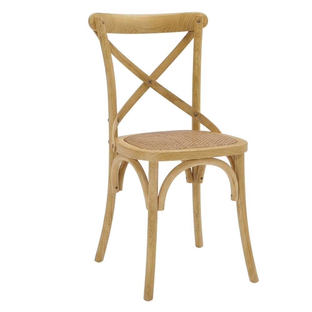 Wood Dining Side Chair with Comfortable Seat and Modern Design. Picture 1