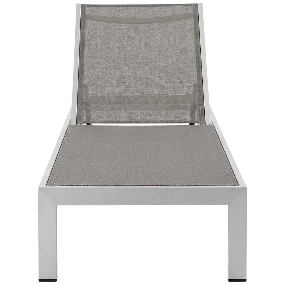 Aluminum Outdoor Lounge Set With Cushioned Seats And Backrests. Picture 4