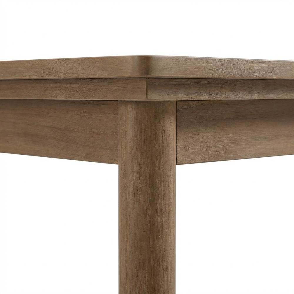 Metal Outdoor Dining Table, 76-Inch Length, Aluminum Construction. Picture 6