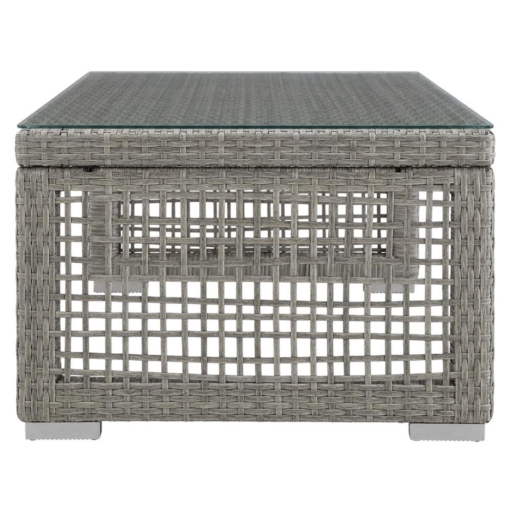 Outdoor Rattan Coffee Table With Stylish Design And Durable Construction. Picture 4