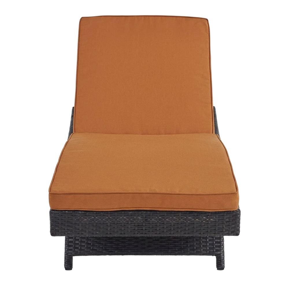 Outdoor Patio Lounge Chair With Cushioned Seat For Comfortable Relaxation. Picture 4
